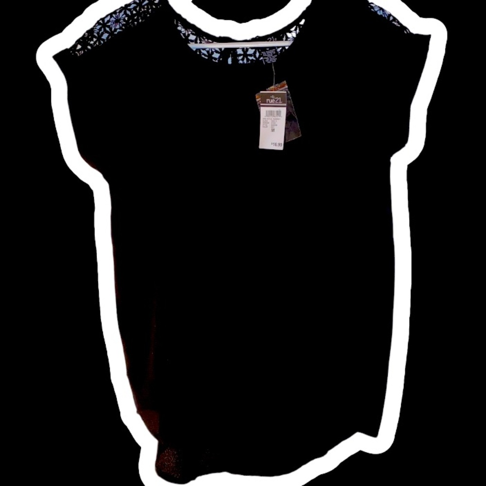 Rue 21 Black Top Size Med